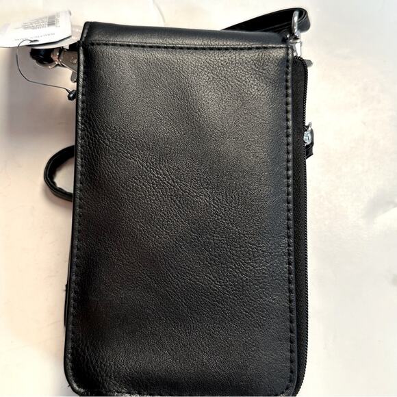 NWT Nautica Catalina Vegan Leather RFID Women Crossbody Cell Phone Holder Wallet - Picture 7 of 15